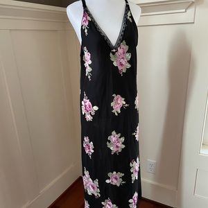 Beautiful Vintage Oscar de La Renta Floral Nightgown Large